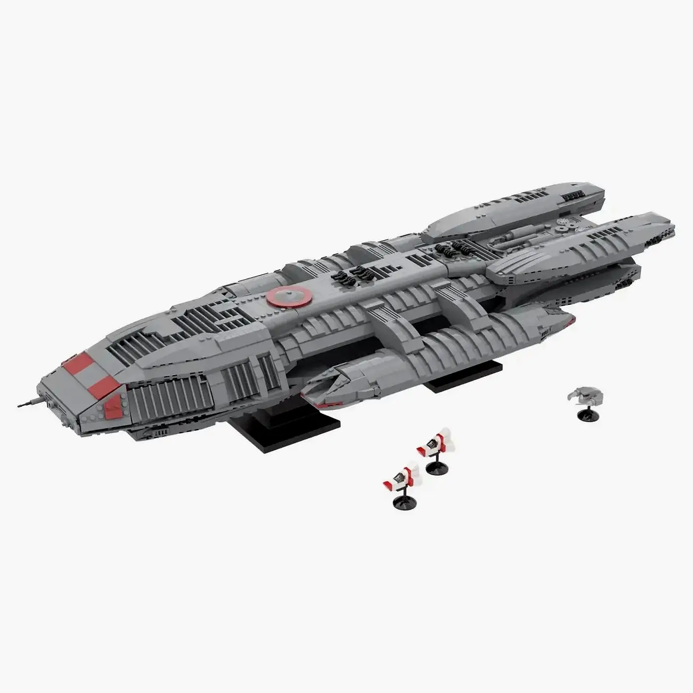 Großes futuristisches Mutterschiff | BlueBrixx